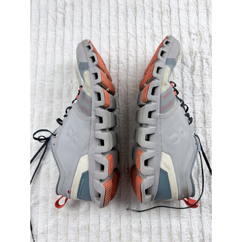 On Cloud Shoes X Shift Men's Size 8.5 Gray Alloy Red Running Hiking Sneakers - Picture 9 of 16